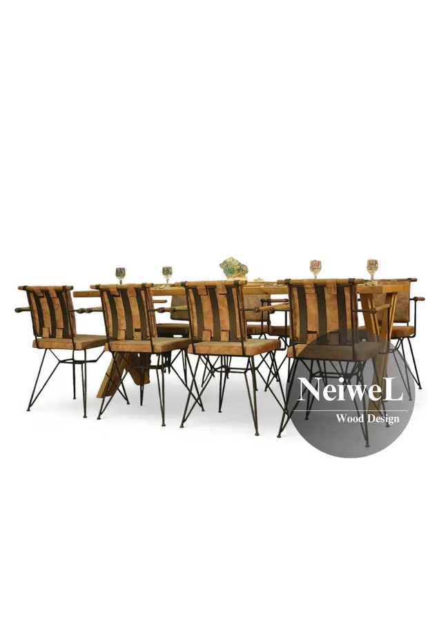 Tia Doğal Ahşap Mutfak ve Yemek Masası-100-260 Tia Doğal Ahşap Mutfak ve Yemek Masası-100-260